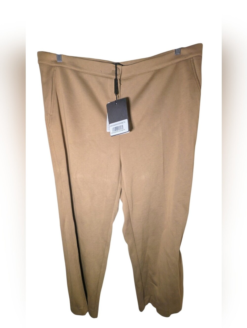 Marina Rinaldi NWT Luxury Odalisca Jersey Trousers Pants 18 Plus Size Camel
